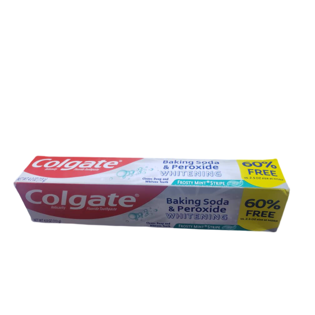 COLGATE ANTICAVITY FLUORIDE TOOTHPASTE MAX FRESH WITH WHITENING BREATH STRIPS COOL MINT