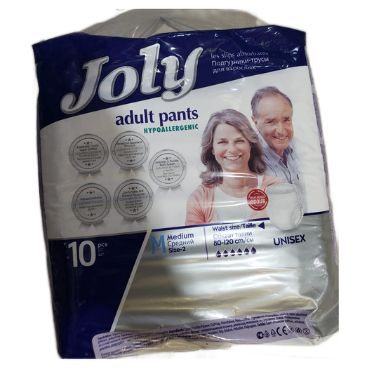 COUCHES POUR ADULTES,HYPOALLERGENIC, UNISEX, JOLY, 10 PCS