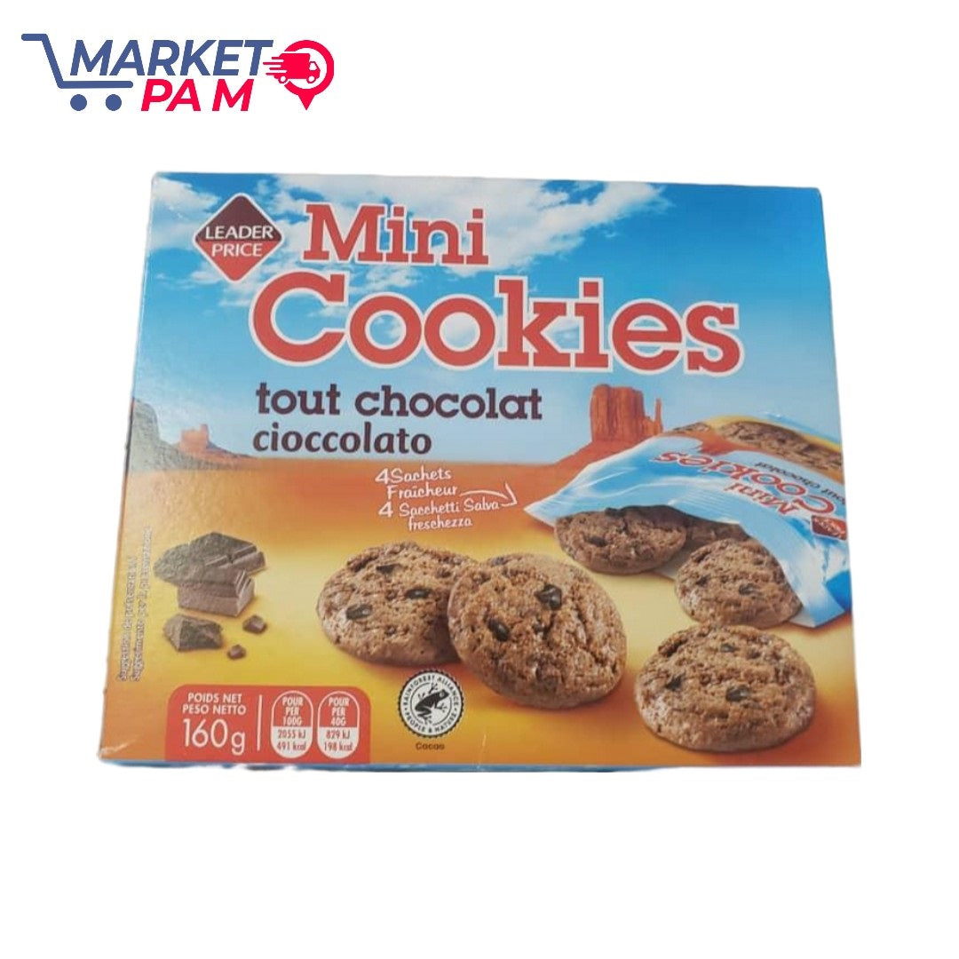MINI COOKIES TOUT CHOCOLAT CIOCCOLATO, 160 g