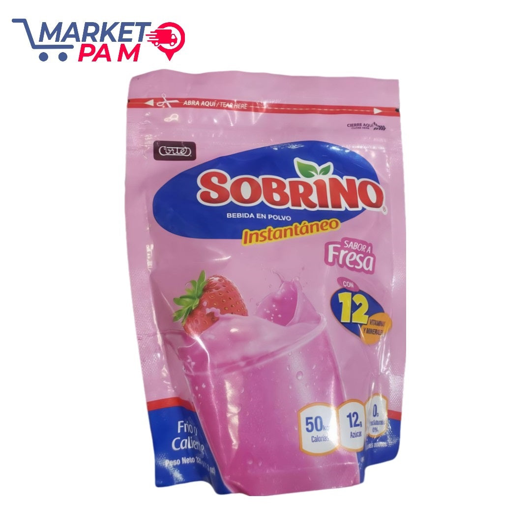 SOBRINO BEBIDA EN POLVO INSTANTAEO , SOBA FREA