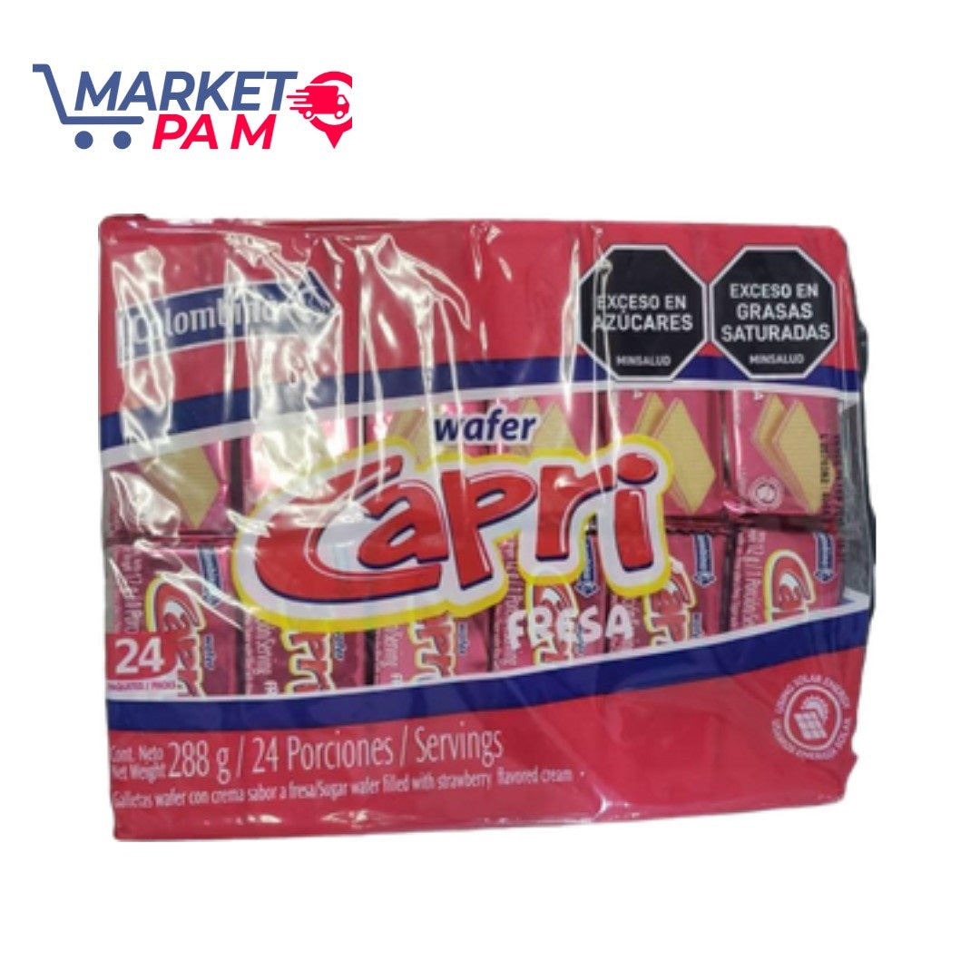 WAFER CAPRI, 288 g / 24 PORCIONES/ SERVINGS