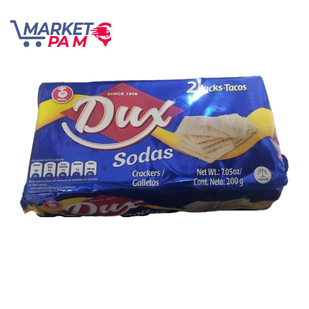 DUX SODAS, CRAKERS GALLETAS ( 2 PACKS-TACOS)