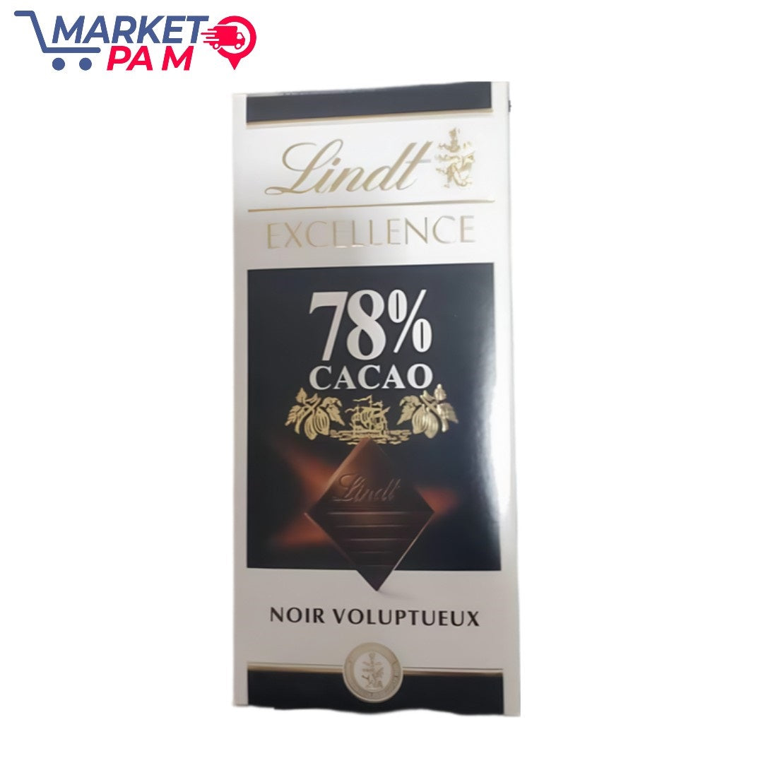 Lindt EXCELLENCE 78% CACAO Linell NOIR VOLUPTUEUX
