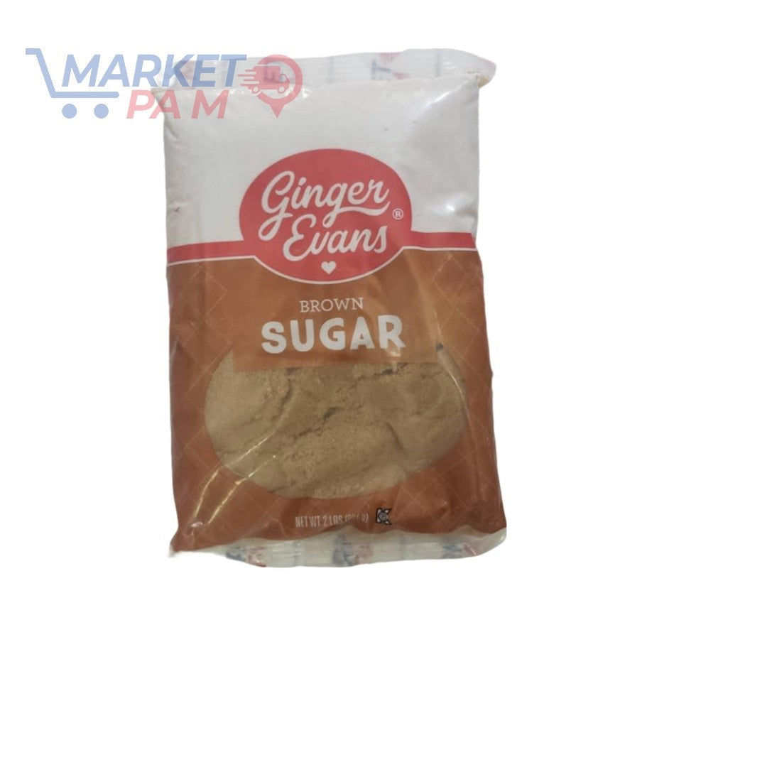 GINGER EVANS, BROWN SUGAR , NET WT 2 LB
