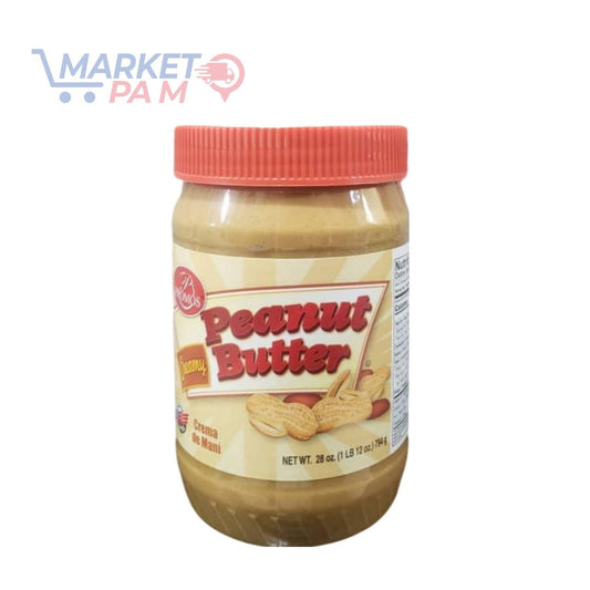 PEANUT BUTTER , CREMA DE MAMI, NET WT 28 OZ