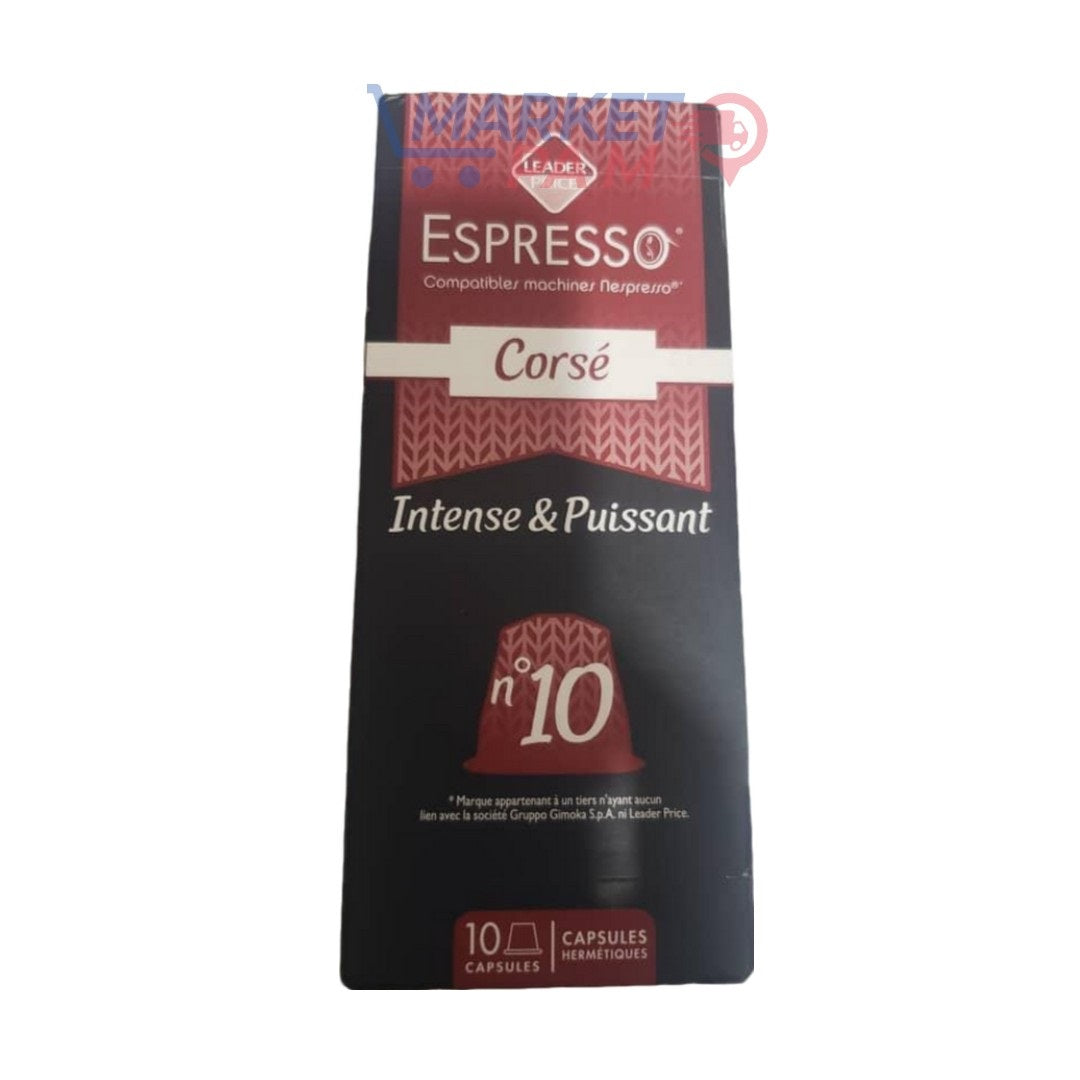 CAFÉ, EXPRESSO DOUX & PARFUMÉ , 10 CAPSULES