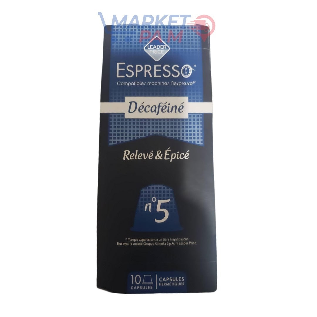 CAFÉ, EXPRESSO DOUX & PARFUMÉ , 10 CAPSULES