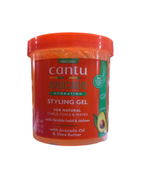 CANTU AVOCADO HYDRING STULING GEL FOR NATUREL CURLS COILS  & WAVES