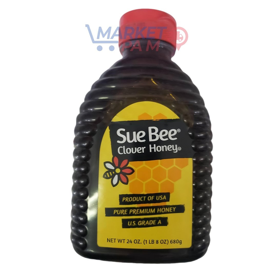 SUE BEE CLOVER HONEY , NET WT 24 OZ (680g)
