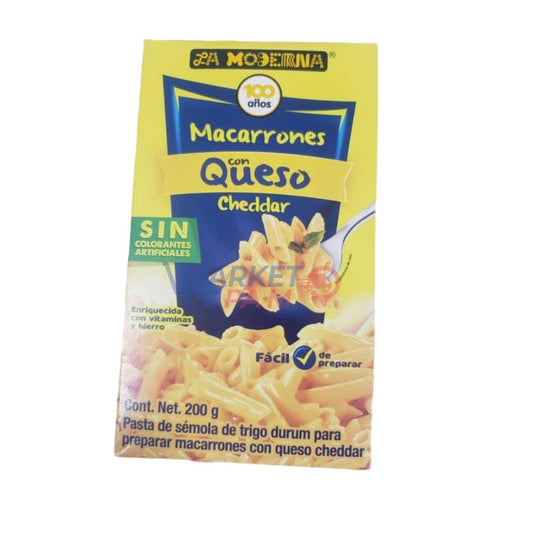 MACARRONES CON QUESO, LA MODERNA . CONT. NET. 200 g