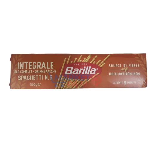 SPAGHETTI N.5 (50 g e) INTERGALE , BLÉ COMPLET/ SOURCES DE FIBRES