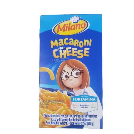MACARONI WITH CHEESE , FORTAMINA,( POIDS NET 206 g)