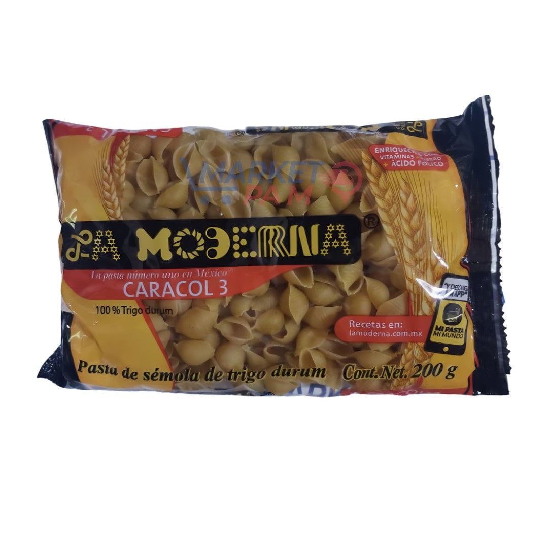 LA MODERNA La pâte numéro un au Mexique" CARACOL 3/ Cont.Net. 200 g