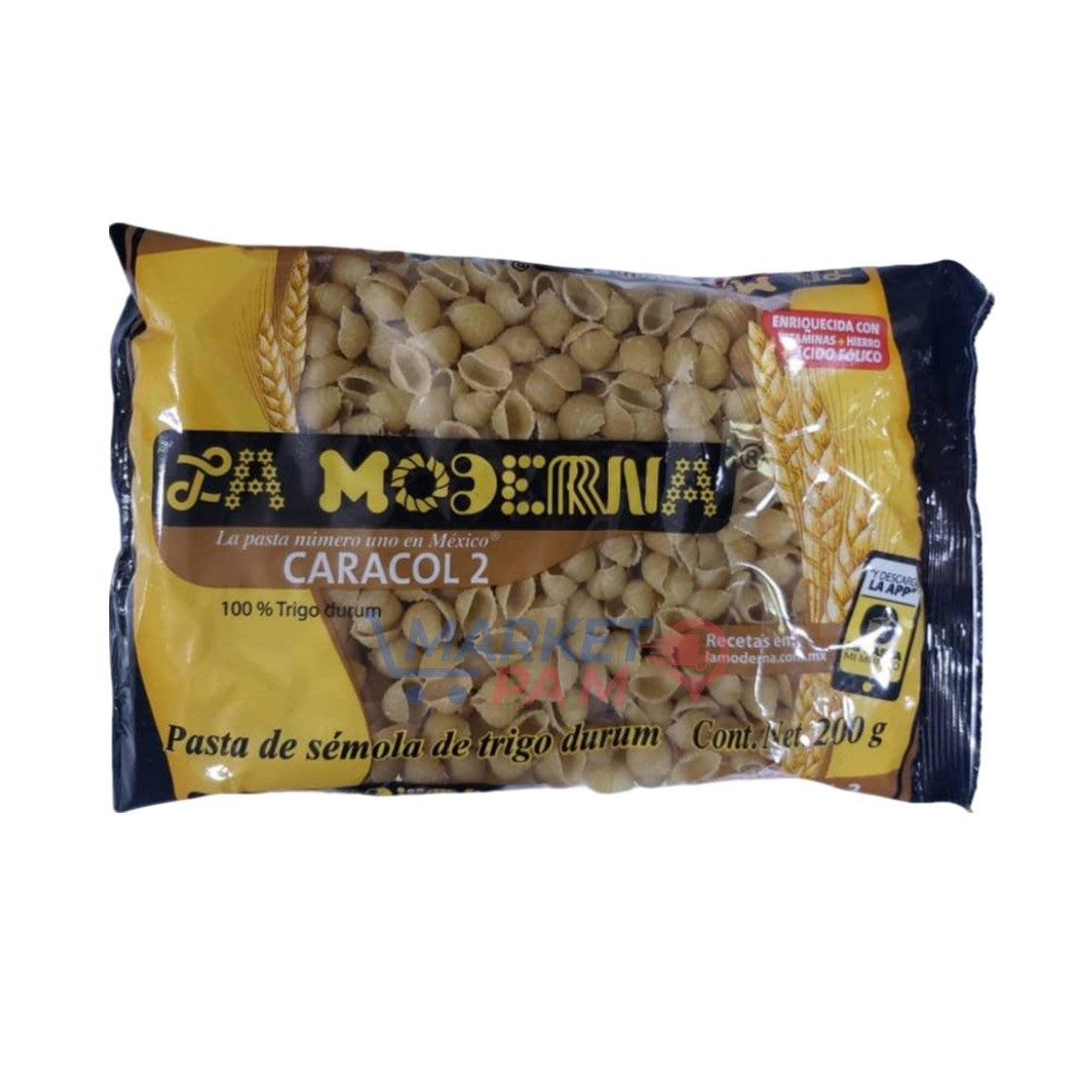 La MODERNA, a pasta numéro uno en México/100% Trigo durum/ Cont. Net 200 g