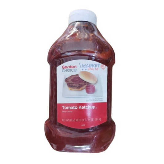 TOMATO KETCHUP, GORDON CHOICE / NET WT 64 OZ ( 4 LB)0 1.81 KG