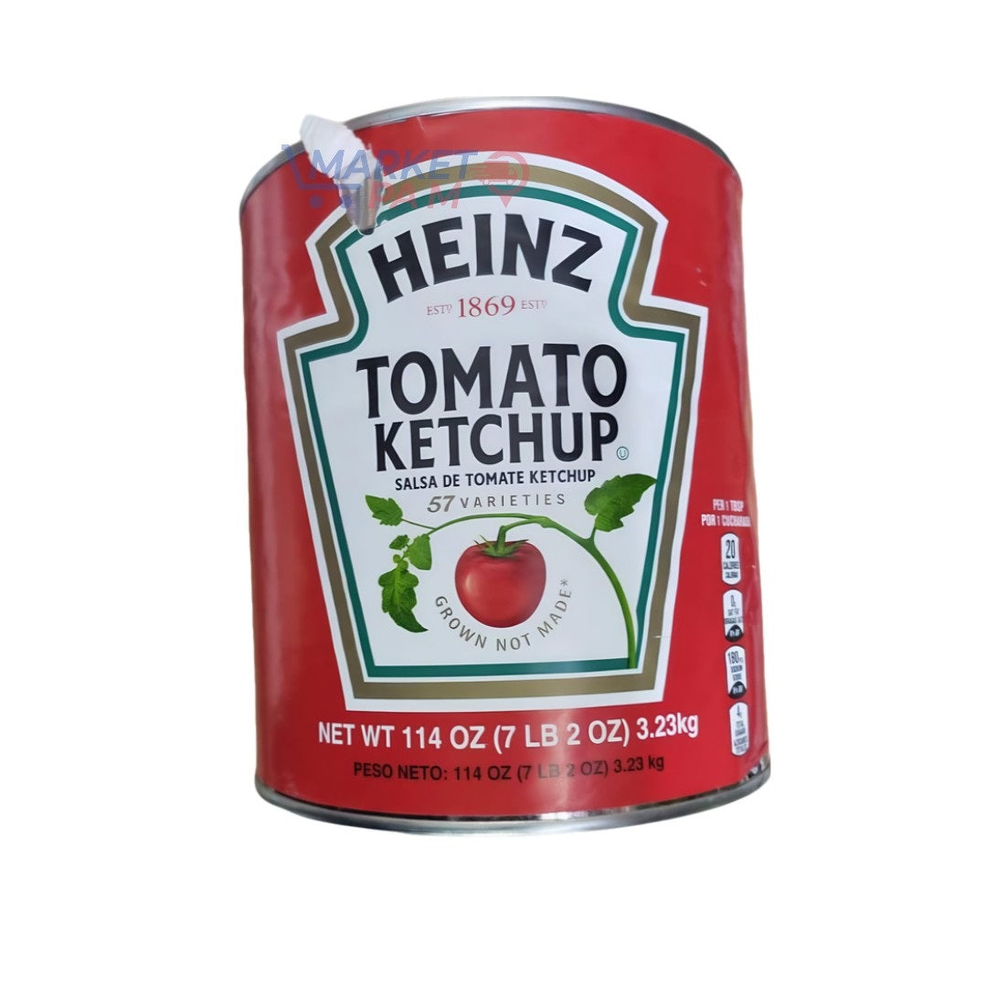 HEINZ, TOMATO KETCHUP, SALSA DE TOMATE KETCHUP/ NET WT 114 OZ ( 7 LB 2 OZ) 3.23 KG
