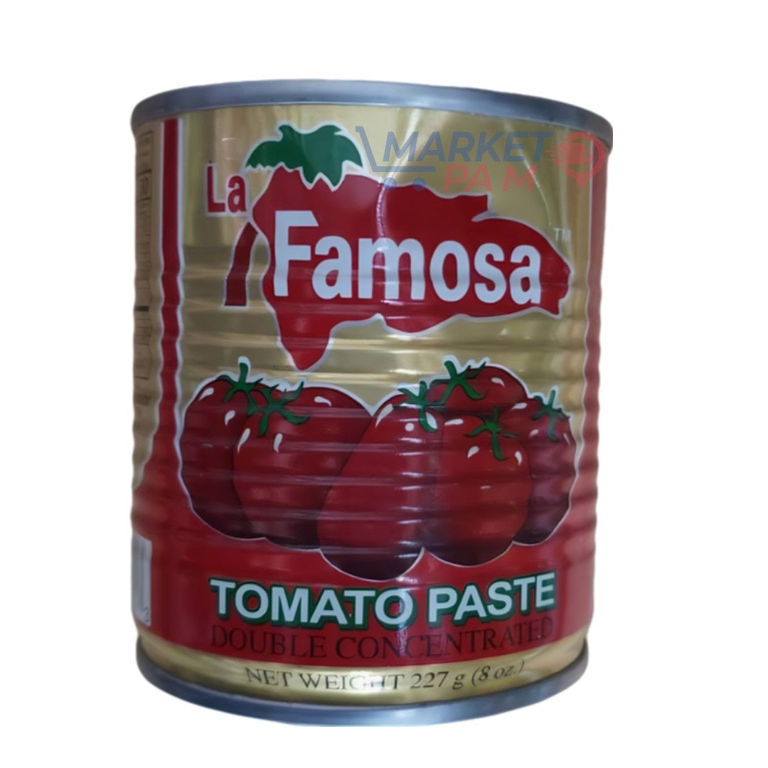 LA FAMOSA , TOMATO PASTE , DOUBLE CONCENTRATED  NET WT 227 G ( 8 OZ)