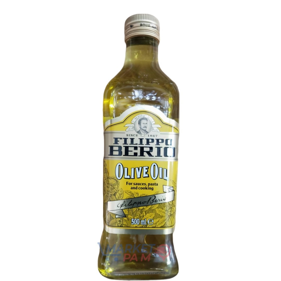 SINCE 1867 FILIPPO BERIO OLIVE │OIL For sauces, pasta and cooking Filippo Beris │  NET WT500 ml e