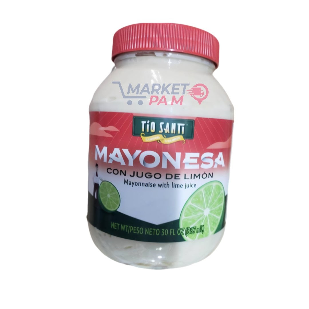MAYONESA │CON JUGO DE LIMÓN │MAYONNAISE WITH LIME JUICE │ NET WT 30 FL OZ ( 887 ml)