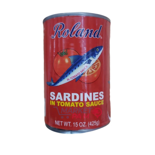 ROLAND SARDINES  IN TOMATO SAUCE │ NET WT. 15 OZ (425 g)