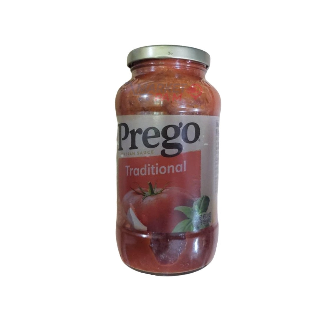 PREGO ITALIAN SAUCE │ TRADITIONAL │ NET WT : 24 OZ