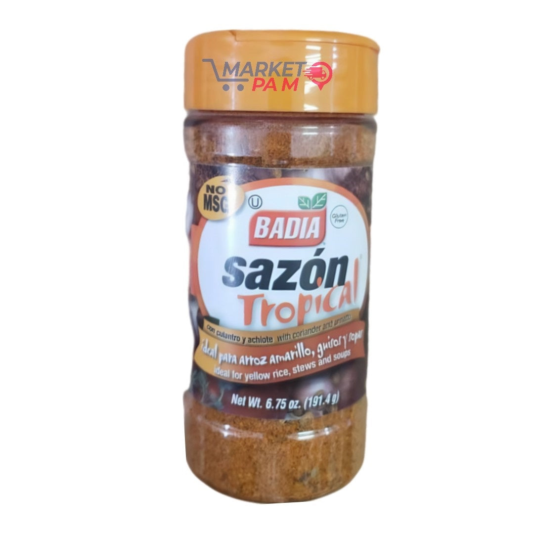 BADIA │ SAZON TROPICAL │ NET WT 6.75 OZ ( 191.4 g)