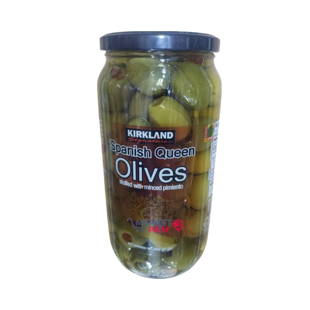 KIRKLAND │ SPANISH QUEEN OLIVES │ NET WT 505 g