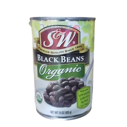 SW  PREMIUM QUALITY  SINCE 1896 │ BLACK BEANS ORGANIC │ NET WT 15 OZ (425g)