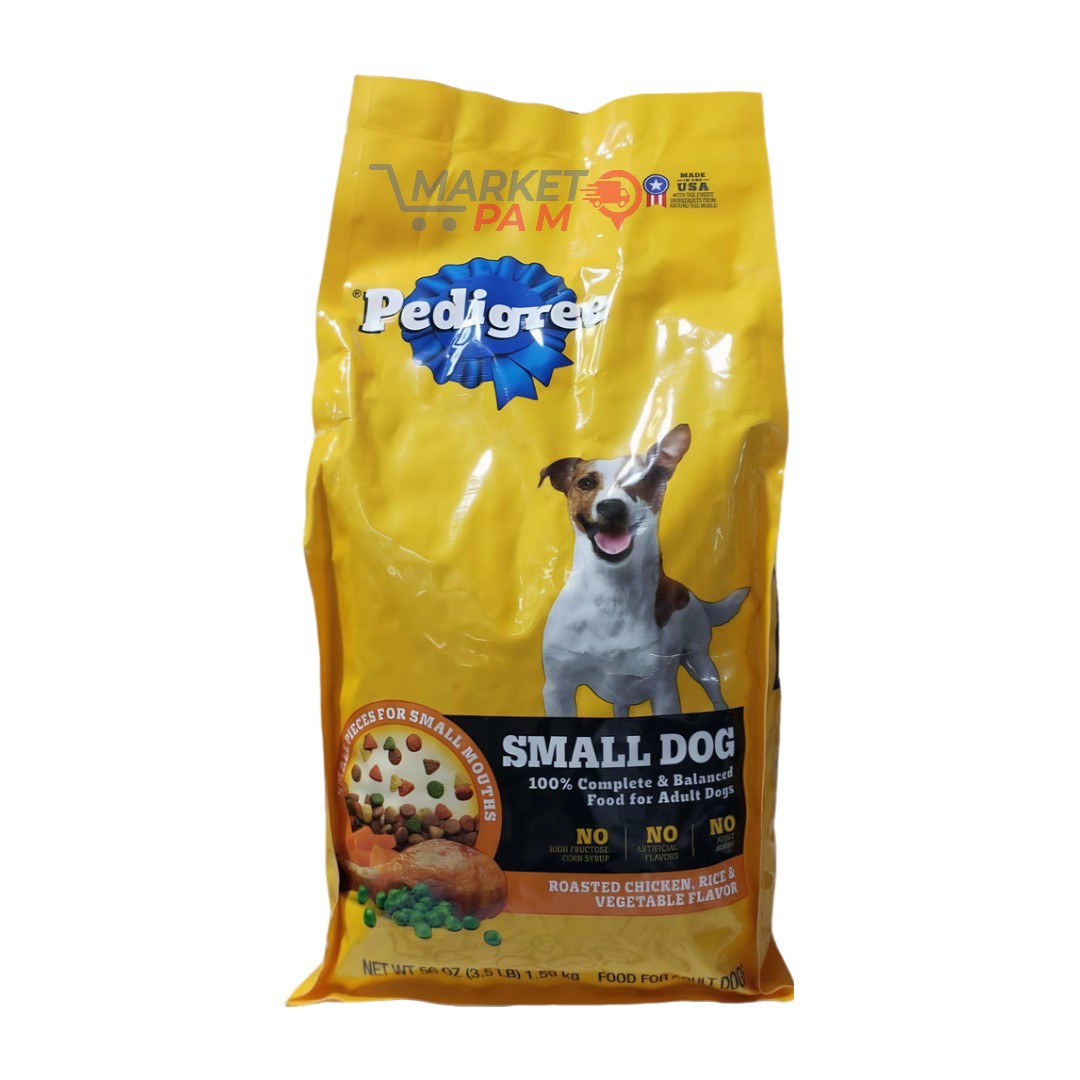 PEDIGREE │SMALL DOG │ 100% COMPLETE & BALANCED FOOD FOR ADULD DOGS │ NET WT 1.50 KG