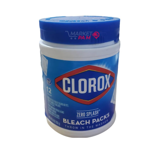 CLOROX  │ ZERO SPLASH BLEACH PACKS  │ 12 COUNT