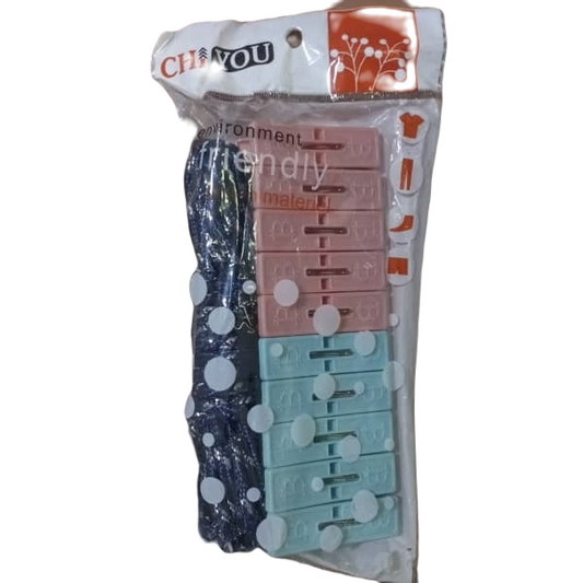 LOT DE 10 PINCES À LINGE
