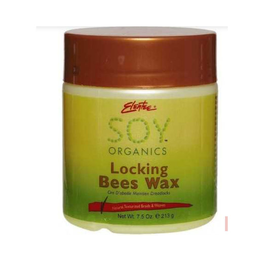 SOY ORGANICS LOCKING BEES WAX (ELENTE) NET WT 7.5 OZ