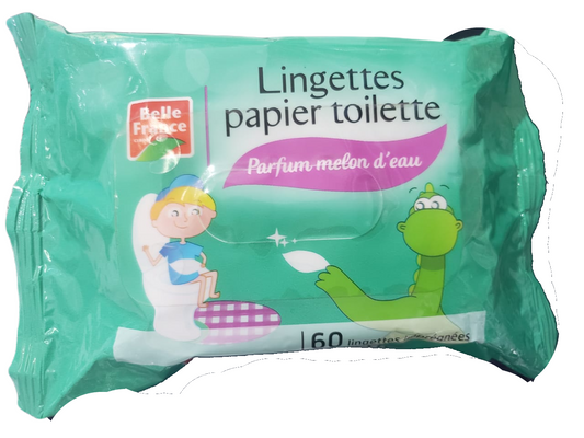 LINGETTE PAPIER TOILETTE, 60 LINGETTE, PAFUN D'EAU