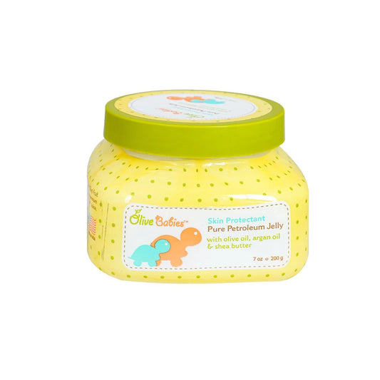 OLIVE BABIE (SKIN PROTECTANT, PURE PETROLEUM JELLY, WITH OLIVE OIL, ARGAN OIL & SHEA BUTTER) 7 OZ e 200 g