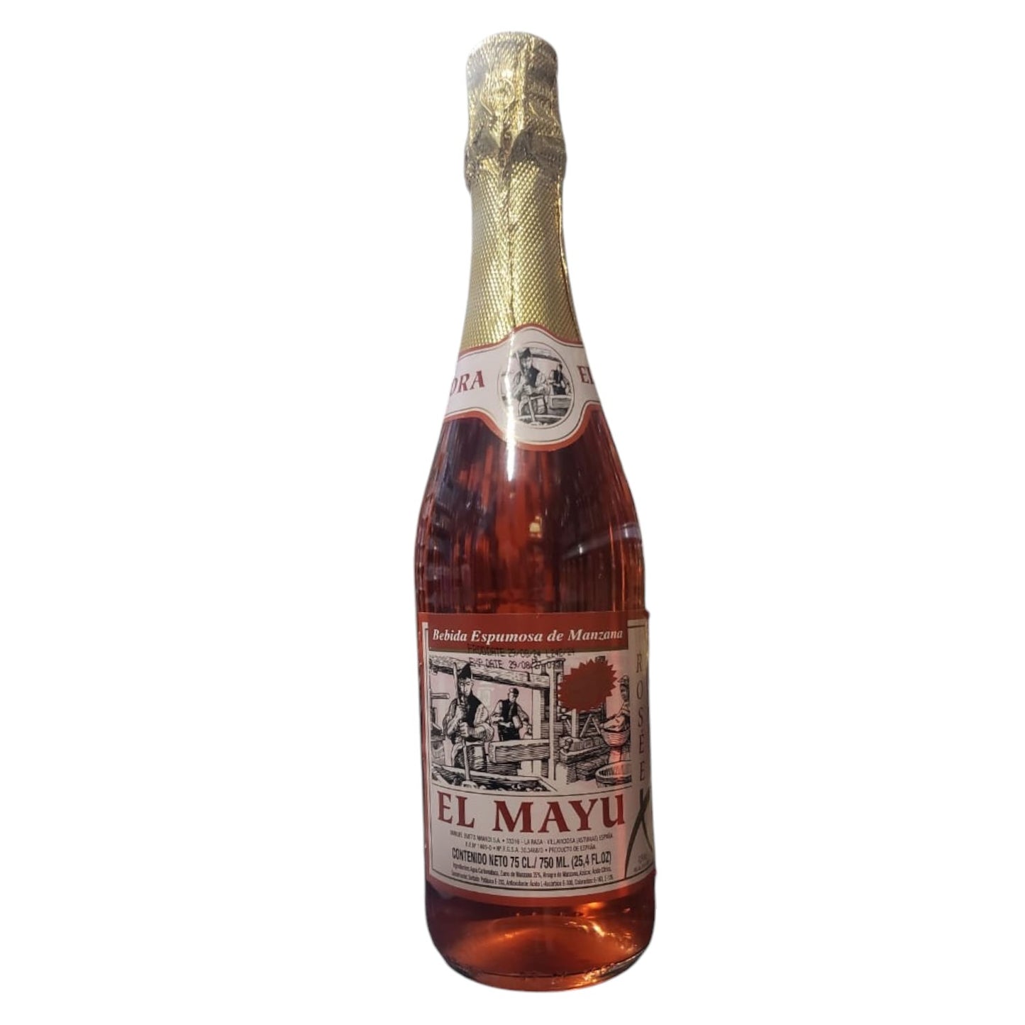 CHAMPAGNE, SIDRA DE MANZANA, EL MAYU , 750 ML