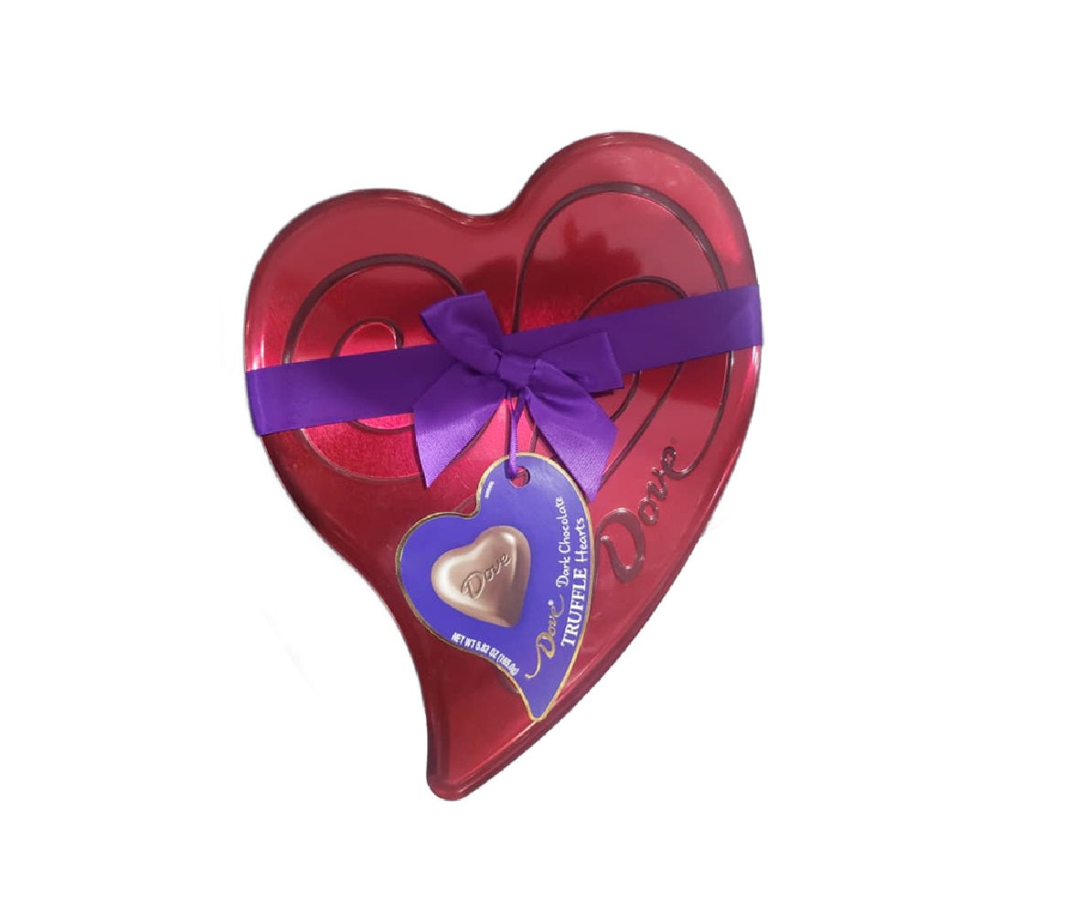 MILK CHOCOLATE, DOVE TRUFLE HEARTS
