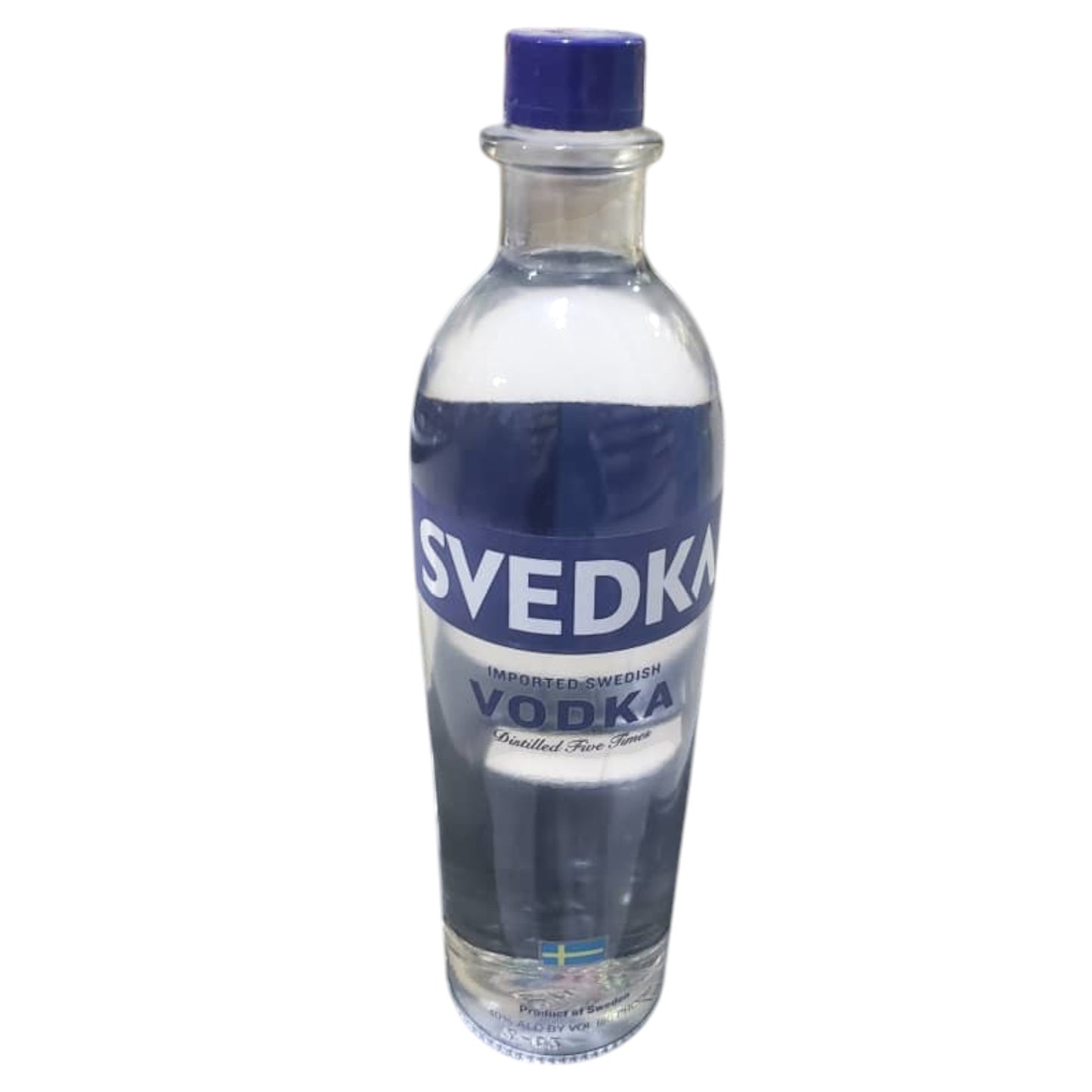 VODKA SVEDKA, IMPORTED SWEDISH , DISTILLED FIVE TIMES