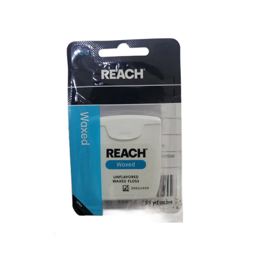 REACH, WAXED UNLAVORED MAXED FLOSS, 55 YD (50.2 m)