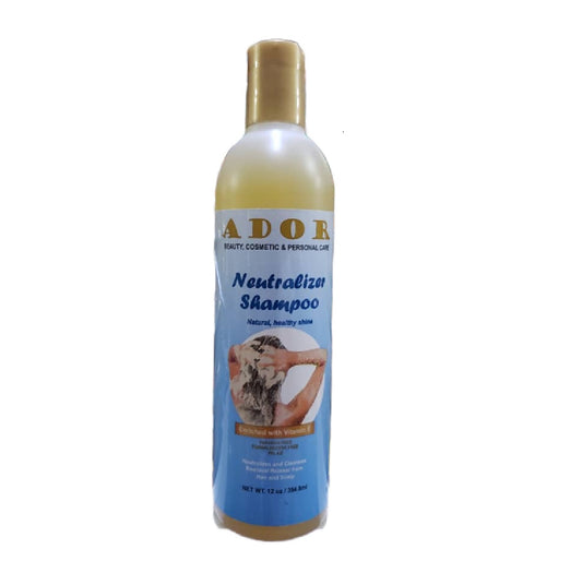 ADOR, NEUTRALIZER SHAMPOO, NATURAL, HEALTHY   SHINA NET. WT. 12 OZ/ 354.8 ml