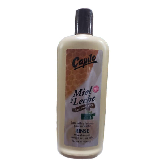 CAPILO, MIEL y LECHE HONEY AND MILK, MAS BRILLO Y FORTALEZA PARA SU CABELLO
