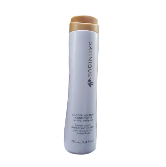 SATINIQUE, SMOOTH MOISTURE, CONDITIONER FOR DRY, UNRULY HAIR, REVITALISANT HYDRATANT LISSANT POUR CHEVEUX SECS, 280 ml (9.4 fl oz)