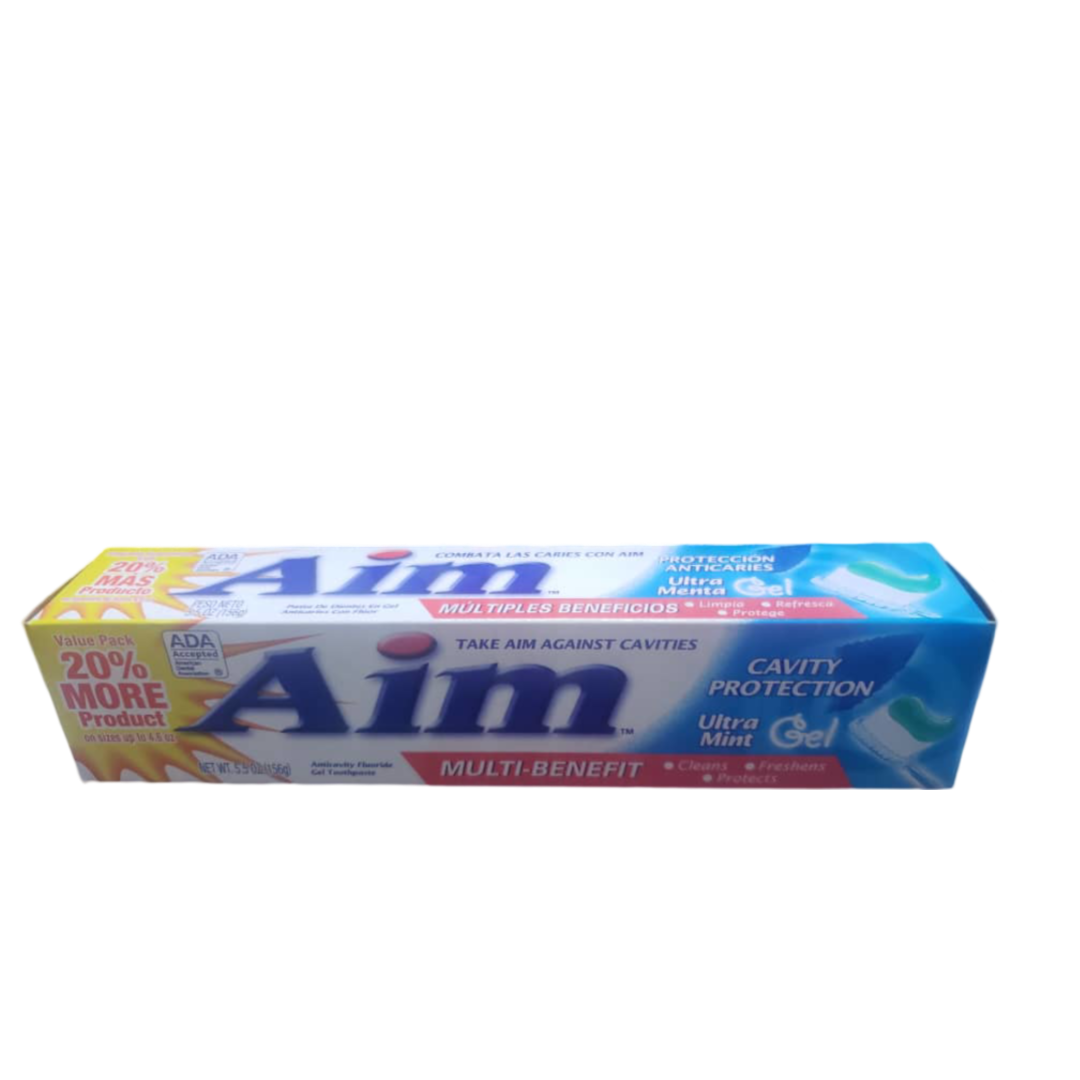 AIM , CAVITY PROTECTION, ULTRA MINT GEL, MULTI-BENEFIT