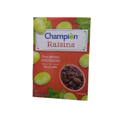 CHAMPION RAISINS 12 OZ (340 G)