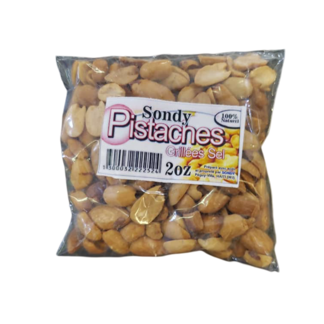 PISTACHES GRILLÉES SALÉES, 2 OZ