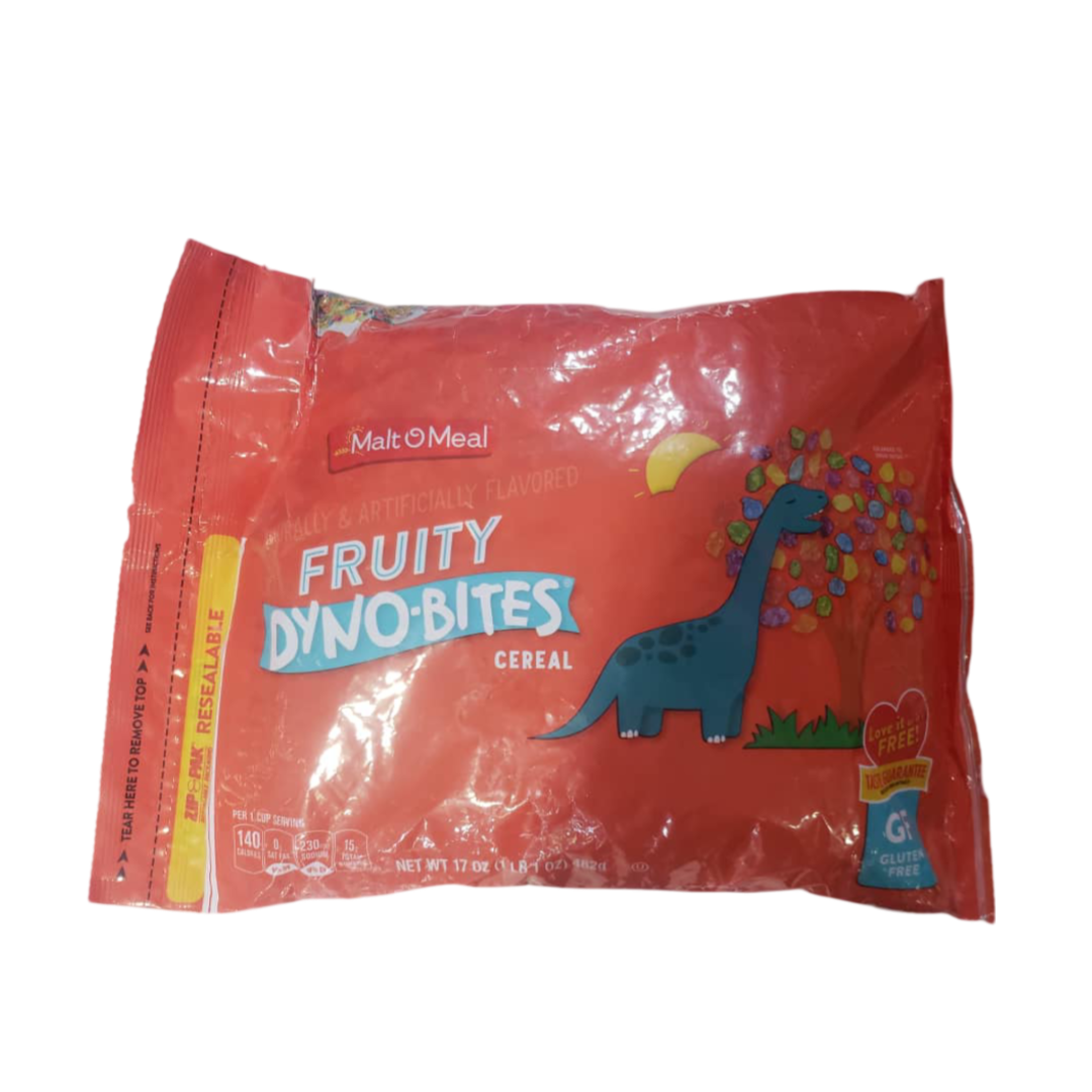 FRUITY DYNO-BITES CEREAL ( NET WT 17 OZ)