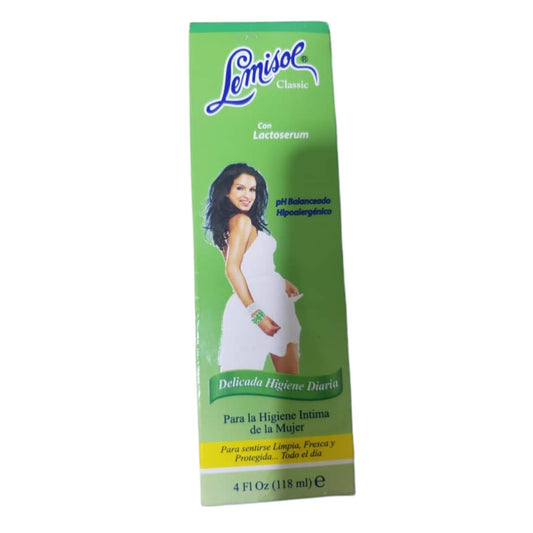 LEMISOE CLASSIC, CON LACTOSERUM, DELICADA HIGIENE DIARIA, 4 FL OZ (118 ML) e