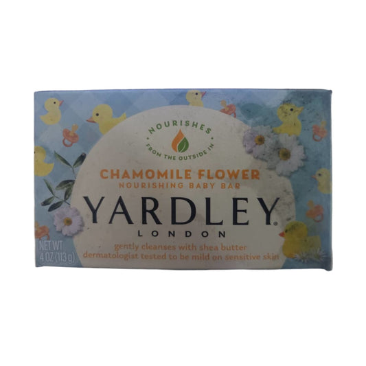 SOAP, SHAMOMILE FLOWER, NOURISHING BABY BAR, YARDLEY LONDON