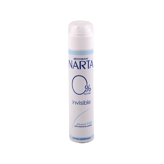 DÉODORANT NARTA , 0% ALCOOL, INVISIBLE