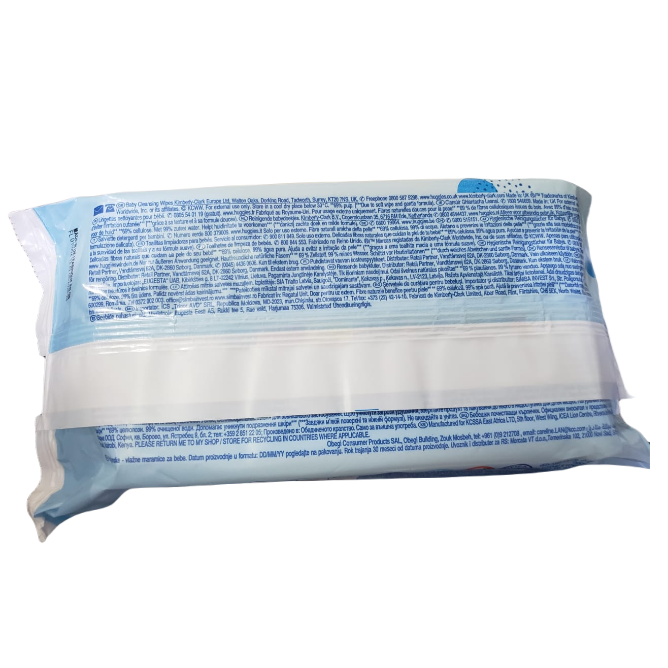 HUGGIES NATURAL CARE (SENSITIVE & FRAGRANCE FREE)