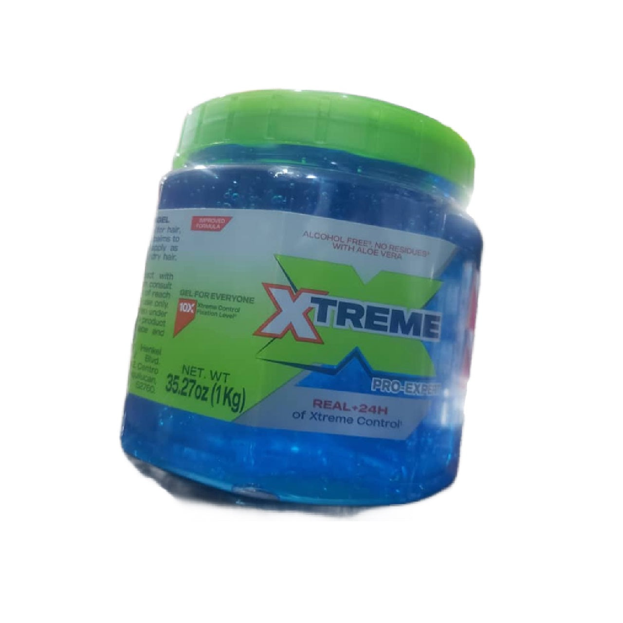GEL FOR EVERY ONE, XTREME, REAL +24 H, OF EXTREME CONTROL 35.27 OZ (1 KG)
